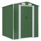 vidaXL Cobertizo de jardín acero galvanizado verde 192x191x223 cm vidaXL Cobertizo de jardín acero galvanizado verde 192x191x223 cm
