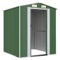 vidaXL Cobertizo de jardín acero galvanizado verde 192x191x223 cm vidaXL Cobertizo de jardín acero galvanizado verde 192x191x223 cm