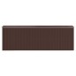 vidaXL Cobertizo jardín acero galvanizado marrón oscuro 192x606x223 cm vidaXL Cobertizo jardín acero galvanizado marrón oscuro 192x606x223 cm