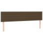 vidaXL Cama box spring con colchón tela marrón oscuro 180x200 cm vidaXL Cama box spring con colchón tela marrón oscuro 180x200 cm
