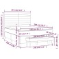 vidaXL Cama box spring con colchón terciopelo gris claro 140x200 cm vidaXL Cama box spring con colchón terciopelo gris claro 140x200 cm