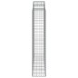 vidaXL Cestas de gaviones 15 uds forma de arco hierro 200x50x200/220cm vidaXL Cestas de gaviones 15 uds forma de arco hierro 200x50x200/220cm