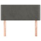 vidaXL Cabecero de terciopelo gris oscuro 100x5x78/88 cm vidaXL Cabecero de terciopelo gris oscuro 100x5x78/88 cm