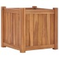 vidaXL Arriate elevado madera maciza de teca 40x40x40 cm vidaXL Arriate elevado madera maciza de teca 40x40x40 cm