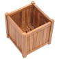 vidaXL Arriate elevado madera maciza de teca 40x40x40 cm vidaXL Arriate elevado madera maciza de teca 40x40x40 cm