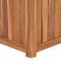 vidaXL Arriate elevado madera maciza de teca 40x40x40 cm vidaXL Arriate elevado madera maciza de teca 40x40x40 cm