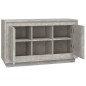 vidaXL Aparador de madera contrachapada gris hormigón 102x35x60 cm vidaXL Aparador de madera contrachapada gris hormigón 102x35x60 cm