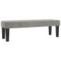 vidaXL Cama box spring con colchón terciopelo gris claro 140x190 cm vidaXL Cama box spring con colchón terciopelo gris claro 140x190 cm