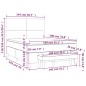 vidaXL Cama box spring con colchón terciopelo gris claro 140x190 cm vidaXL Cama box spring con colchón terciopelo gris claro 140x190 cm