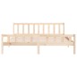 vidaXL Estructura de cama madera maciza 200x200 cm vidaXL Estructura de cama madera maciza 200x200 cm