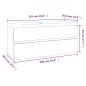 vidaXL Mueble de baño con lavabo madera contrachapada marrón roble vidaXL Mueble de baño con lavabo madera contrachapada marrón roble