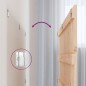 vidaXL Cabecero de cama de pared madera maciza de pino 204x3x60 cm vidaXL Cabecero de cama de pared madera maciza de pino 204x3x60 cm