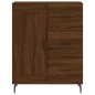 vidaXL Aparador alto madera contrachapada marrón roble 69,5x34x180 cm vidaXL Aparador alto madera contrachapada marrón roble 69,5x34x180 cm