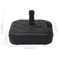 vidaXL Base de sombrilla rellenable con arena/agua negro 24 L vidaXL Base de sombrilla rellenable con arena/agua negro 24 L