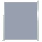 vidaXL Toldo lateral retráctil 160x500 cm gris