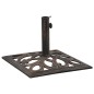 vidaXL Base de sombrilla de hierro fundido color bronce 12 kg 49 cm vidaXL Base de sombrilla de hierro fundido color bronce 12 kg 49 cm