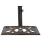 vidaXL Base de sombrilla de hierro fundido color bronce 12 kg 49 cm vidaXL Base de sombrilla de hierro fundido color bronce 12 kg 49 cm