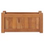 vidaXL Arriate elevado madera maciza de teca 50x25x25 cm vidaXL Arriate elevado madera maciza de teca 50x25x25 cm