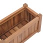 vidaXL Arriate elevado madera maciza de teca 50x25x25 cm vidaXL Arriate elevado madera maciza de teca 50x25x25 cm