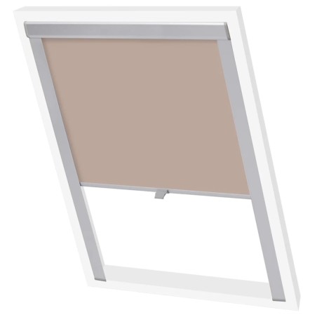 vidaXL Persiana opaca enrollable beige 104 