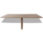 vidaXL Mesa plegable de pared color roble 100x60 cm