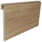 vidaXL Mesa plegable de pared color roble 100x60 cm