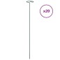 vidaXL Tutores para plantas 20 unidades acero verde oscuro 61 cm vidaXL Tutores para plantas 20 unidades acero verde oscuro 61 cm