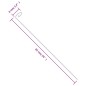 vidaXL Tutores para plantas 20 unidades acero verde oscuro 61 cm vidaXL Tutores para plantas 20 unidades acero verde oscuro 61 cm