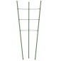 vidaXL Soportes plantas jardín con 3 anillas 5 uds acero verde 45 cm vidaXL Soportes plantas jardín con 3 anillas 5 uds acero verde 45 cm