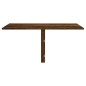 vidaXL Mesa de pared plegable contrachapada roble ahumado 100x60x56 cm vidaXL Mesa de pared plegable contrachapada roble ahumado 100x60x56 cm
