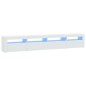 vidaXL Mueble de TV con luces LED blanco 240x35x40 cm vidaXL Mueble de TV con luces LED blanco 240x35x40 cm