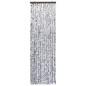vidaXL Cortina mosquitera marrón y beige chenilla 120x220 cm vidaXL Cortina mosquitera marrón y beige chenilla 120x220 cm