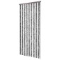 vidaXL Cortina mosquitera gris y blanco chenilla 120x220 cm