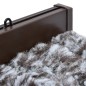 vidaXL Cortina mosquitera marrón y beige chenilla 120x220 cm vidaXL Cortina mosquitera marrón y beige chenilla 120x220 cm