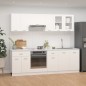 vidaXL Juego de muebles de cocina 8 piezas madera de ingeniería blanco vidaXL Juego de muebles de cocina 8 piezas madera de ingeniería blanco