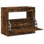 vidaXL Zapatero de madera de ingeniería roble ahumado 80x42x69 cm vidaXL Zapatero de madera de ingeniería roble ahumado 80x42x69 cm