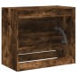 vidaXL Zapatero de madera de ingeniería roble ahumado 80x42x69 cm vidaXL Zapatero de madera de ingeniería roble ahumado 80x42x69 cm