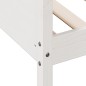 vidaXL Sofá cama de madera maciza de pino blanco 100x200 cm vidaXL Sofá cama de madera maciza de pino blanco 100x200 cm