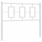 vidaXL Cabecero de metal blanco 107 cm vidaXL Cabecero de metal blanco 107 cm