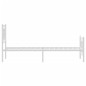 vidaXL Estructura cama metal con cabecero y pie cama blanca 80x200 cm vidaXL Estructura cama metal con cabecero y pie cama blanca 80x200 cm