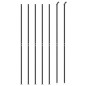 vidaXL Cerca de alambre con brida gris antracita 2x10 m