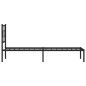 vidaXL Estructura de cama con cabecero metal negro 80x200 cm vidaXL Estructura de cama con cabecero metal negro 80x200 cm