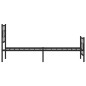 vidaXL Estructura de cama con cabecero y estribo metal negro 75x190 cm vidaXL Estructura de cama con cabecero y estribo metal negro 75x190 cm