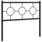 vidaXL Cabecero de metal negro 100 cm vidaXL Cabecero de metal negro 100 cm