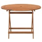 vidaXL Juego de comedor de jardín 5 piezas madera maciza de acacia vidaXL Juego de comedor de jardín 5 piezas madera maciza de acacia