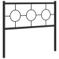 vidaXL Cabecero de metal negro 100 cm vidaXL Cabecero de metal negro 100 cm