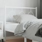 vidaXL Cabecero de metal blanco 100 cm vidaXL Cabecero de metal blanco 100 cm