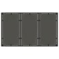 vidaXL Mesa de jardín superficie de vidrio ratán PE negro 150x90x75 cm vidaXL Mesa de jardín superficie de vidrio ratán PE negro 150x90x75 cm
