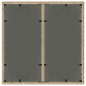vidaXL Mesa de jardín superficie de vidrio ratán PE beige 90x90x75 cm vidaXL Mesa de jardín superficie de vidrio ratán PE beige 90x90x75 cm