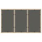 vidaXL Mesa de jardín superficie de vidrio ratán PE beige 150x90x75 cm vidaXL Mesa de jardín superficie de vidrio ratán PE beige 150x90x75 cm